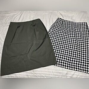 Two Vintage Pencil Skirts Size 8